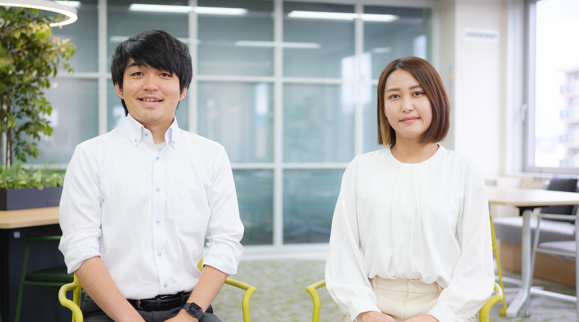育休経験者のUさんと育休取得予定のFさん